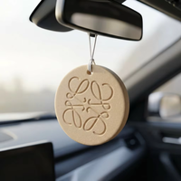 Désodorisant de voiture moderne en gros Diffuseur de pierre de gypse avec des caractéristiques d'élimination des odeurs de roses pures