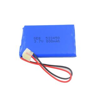 Batería de polímero de iones de litio, carcasa de acero de aluminio, 523450AR, 3,7 V, 800mAh, GEB 523450, 3,6 V, 1000mAh - Product Image 2