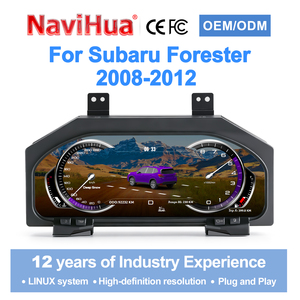 หน้าจอแสดงผลดิจิตอล Navihua ขนาด 12.3 นิ้ว สำหรับรถยนต์ Subaru Forester ปี 2008-2012 พร้อมระบบ Carplay อัพเกรดเป็นจอแสดงผลแบบ Virtual Cluster - Product Image 6