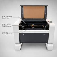 Pour machine de gravure laser CO2 5040 4040 40W 50W 400x400mm, refroidie par eau, CNC, pour caoutchouc, contreplaqué, papier, bois, acrylique, DIY