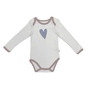 ชุดบอดี้สูทเด็กผู้หญิงแบบถักลายกระดุมแป๊ก  ชุดนอนฤดูร้อน ผ้าฝ้ายออร์แกนิค  มีตัวอย่างสินค้าให้เลือกชม - Product Image 4