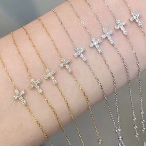 Xinfly 18K Gold and 0.2CT Natural Diamond <b>Bracelet</b> <b>Cute</b> and Elegant for Commuting Simple Jewelry - Product Image 1