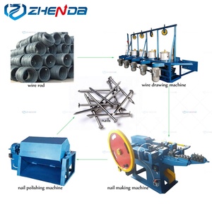 Machine automatique de fabrication de clous en fil métallique Zhenda, équipement professionnel pour clous et vis, vitesse de 180 à 450 pièces/min, capacité personnalisable - Product Image 4