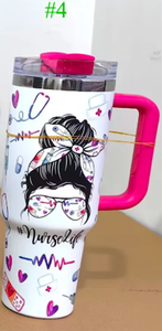 Tasses isothermes personnalisées pour infirmières, 4 couleurs, 40 oz, cadeau pour infirmières, gobelets de voyage pour femmes - Product Image 5