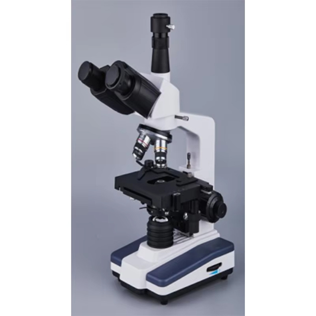 Trinocular Biological Microscope Head Optical Digital Microscope with LCD Screen