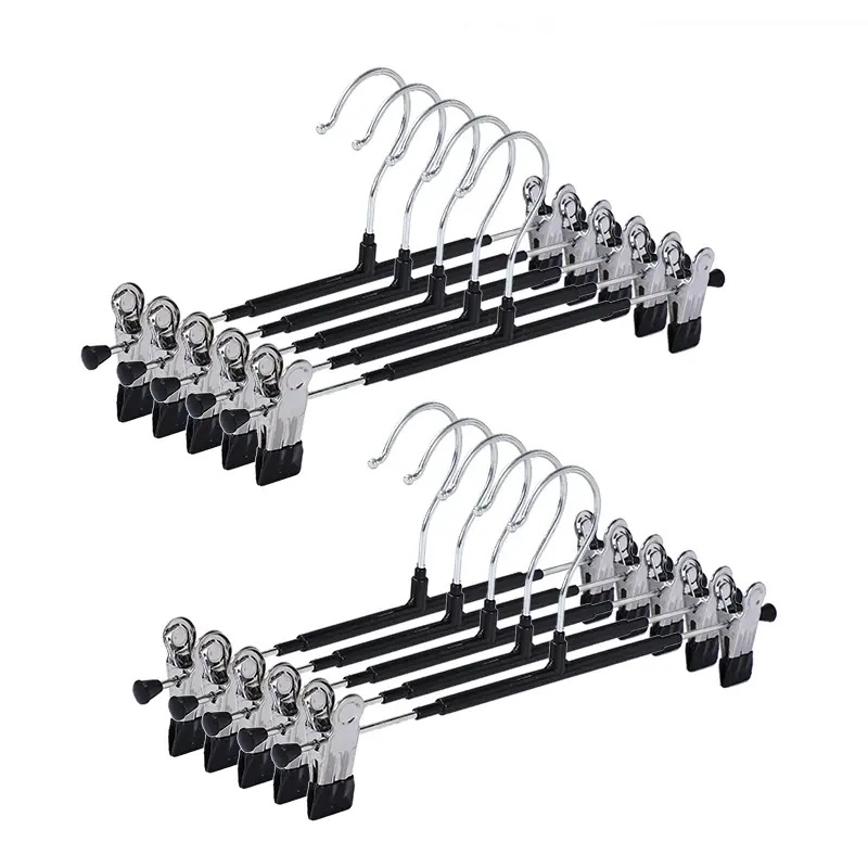 Seamless dry wet separation stainless steel strong trouser hanger hanger to dry pants