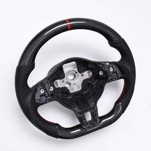 Volant en fibre de carbone pour Volkswagen VW <span class=keywords><strong>Golf</strong></span> <span class=keywords><strong>GTI</strong></span> MK6 Jetta 2008-12 - Product Image 1