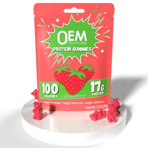 Gomitas de Proteína de Suero de Leche para Aumentar la Masa Muscular OEM, Gomitas de Proteína BCAA Sin Azúcar para Hombres, Deportes y Gimnasio - Product Image 4