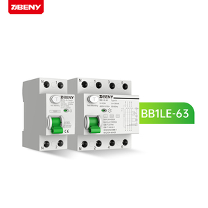 BENY 4 polos RCCB AC 400/415V Disyuntor de corriente residual de fuga 30/100/300ma Protección 5 años de garantía 10ka Breaking - Product Image 6
