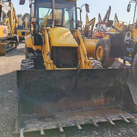Chargeuse-pelleteuse d'occasion JK-JCB3CX avec godet de 0,84 m³ et godet de 1 m³ pour projets de construction