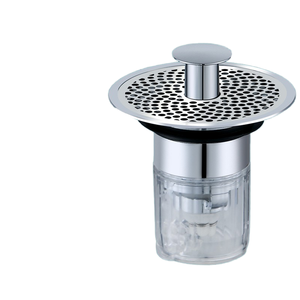 صمام تصريف حوض استحمام نحاسي تقليدي بنظام الضغط، مصنوع من الفولاذ المقاوم للصدأ 304، مضاد للطحالب والحشرات، مانع للانسداد والتسرب والروائح الكريهة - Product Image 6