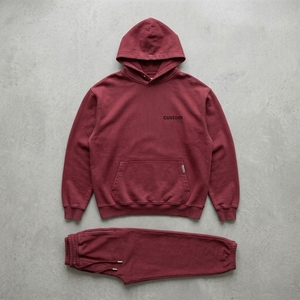 Conjunto de Sudadera con Capucha y Pantalones Deportivos <span class=keywords><strong>para</strong></span> <span class=keywords><strong>Hombre</strong></span>, Modelo Xb 2026, 100% Algodón, Bordado, Estilo Urbano - Product Image 2