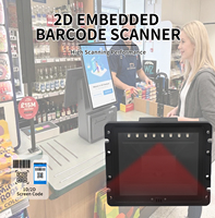 EM310 Lector de Control de Acceso por Código 2D Máquina Expendedora Gabinete 1D QR Pago Escáner de Código de Barras Fijo Industrial USB COM Stock