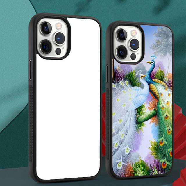 Aluminum Plate Cellphone Cases 2D Sublimation Blank Phone Cases for iPhone 17 16 15 14 Plus 16 Pro Max