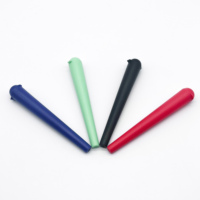Tube conique hermétique en PP de 17*120mm avec logo personnalisé, résistant aux enfants, pour le rangement de médicaments et de rouges à lèvres
