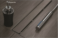 Drain de douche linéaire Bojin, insert de carrelage, siphon de salle de bain, drain de sol vertical linéaire