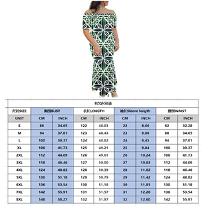 Vestido de sirena de arte de la isla del Pacific, <span class=keywords><strong>blanco</strong></span> y negro, un hombro, cola de pez, lavable, hawaiana, Polinesia, Tapai, alta calidad - Product Image 6