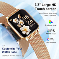 Reloj Inteligente para Mujer de Alta Calidad, Venta Directa de Fábrica en China, Reloj Teléfono con Correa de Metal, Resistente al Agua