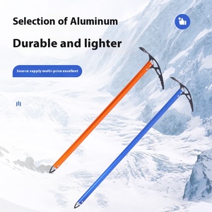 <span class=keywords><strong>Piccozza</strong></span> <span class=keywords><strong>da</strong></span> Ghiaccio Multifunzionale per Escursionismo, Alpinismo e Attrezzatura <span class=keywords><strong>da</strong></span> Avventura, <span class=keywords><strong>Piccozza</strong></span> per Alpinismo su Neve e Roccia per Sport all'Aperto - Product Image 2