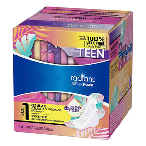Serviettes <span class=keywords><strong>pour</strong></span> adolescents Radiant Obtenez de vrais produits d'hygiène réguliers à vendre Serviettes hygiéniques Soins personnels Serviettes hygiéniques - Product Image 1