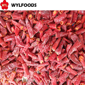 <span class=keywords><strong>Piment</strong></span> rouge congelé IQF Certifié BRC & Halal Ingrédients de <span class=keywords><strong>piment</strong></span> rouge fraîchement hachés et coupés en cubes - Product Image 2