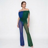 Combinaison courte sans manches sexy pour femmes, combinaison tie-dye pour femmes