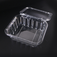 9 pièces jetables en plastique transparent Blister conteneurs à clapet Cupcake Dessert Muffin boîtes d'emballage chocolat estampage gâteau
