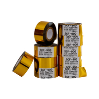 Machine de codage en gros d'usine SCF900, rubans or et argent, ruban de transfert thermique pour codage de date, emballage en feuille pour cartons