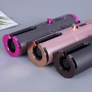 Fer à boucler électrique en céramique vernie pour cheveux secs, pour boucles volumineuses, petites boucles et ondulations, nouveau modèle - Product Image 1