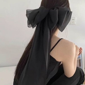 Jepit Rambut Pita Panjang Ukuran Besar Super Cantik dari Organza, Jepit Rambut Pita Besar untuk Anak Perempuan - Product Image 3