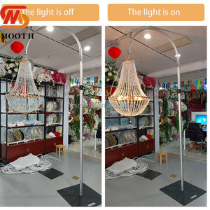 SMOOTH Outdoor Wedding Chandelier Decoration Metal Aluminum alloy Chandelier <b>Stand</b> Crystal Chandelier For Wedding Decoration - Product Image 5
