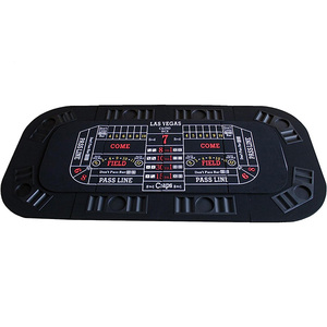 <span class=keywords><strong>Tapis</strong></span> de casino pliant 5 en 1 personnalisé <span class=keywords><strong>Tapis</strong></span> de table de <span class=keywords><strong>poker</strong></span> carré Texas Hold'em avec porte-gobelet/jeton de <span class=keywords><strong>poker</strong></span> en plastique - Product Image 3