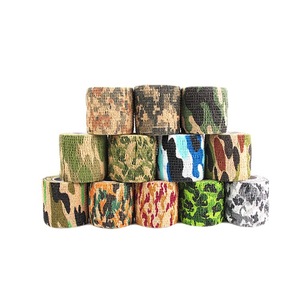 Venda elástica autoadhesiva de camuflaje, cinta protectora para deportes al aire libre, para palma, muñeca, codo, pantorrilla, rodilla, tobillo, Unisex - Product Image 2