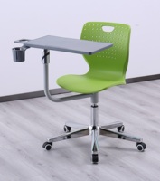Chaise de salle de classe intelligente et au design moderne pour l'école avec roues ou chaise de laboratoire scolaire chaise de salle d'apprentissage pour l'étude