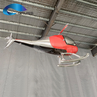 Dron de Control Remoto con Forma de Avión, Globo Inflable JH-2, Modelo de Helicóptero con Membrana de Aluminio para Espectáculos