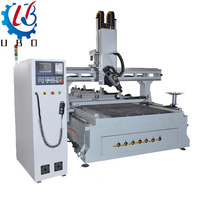 UBO 4 axes cnc pcb routeur machine 1325 Atc Cnc routeur 1530 3d sculpture sur bois découpeuse avec changeur d'outils linéaire