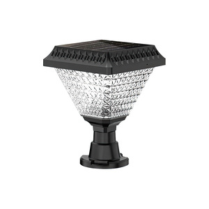 Solar Garden <b>Light</b> <b>LED</b> Wall Mount Outdoor Waterproof IP65 2700K Warm White <b>Small</b> Size Plastic Body - Product Image 1
