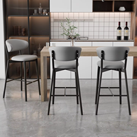 Tabouret de bar démontable et réglable en hauteur, style nordique, design minimaliste moderne, inspiration mid-century, luxe léger, conçu par des influenceurs
