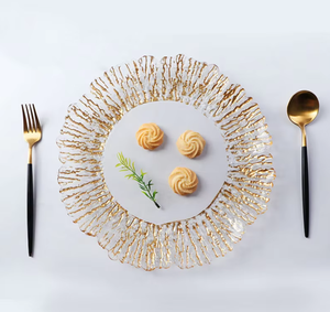 Nouvelles assiettes en verre transparentes, plateaux de service en verre, vente en gros pour la maison et la cuisine - Product Image 5