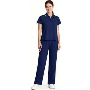 Custom Logo Women Men Women Plain Hospital Surgical <b>Scrubs</b> <b>Uniforms</b> Sets Medical <b>Scrubs</b> Hospital <b>Uniforms</b> - Product Image 1