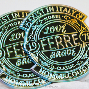 Badges tactiques personnalisés pour personnel de sécurité, logo 3D couleur privée, écussons holographiques en TPU gaufré thermocollants avec sangle auto-agrippante - Product Image 1
