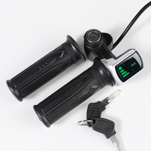 Accélérateur d'accélérateur de torsion de tricycle de bicyclette de vélo électrique avec la clé et la barre de poignée - Product Image 1