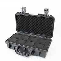 Boîte de rangement pour montres George QZ-PW1502 à 15 emplacements, en plastique robuste, pour voyage, expédition, cadeau, avec coussinets en mousse souple à l'intérieur