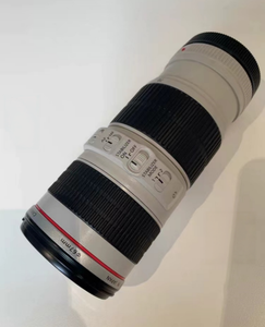 Objectif zoom téléobjectif EF 70-200mm F/4L IS USM blanc, F4 constant, pour appareil photo reflex numérique plein format, vente en gros - Product Image 1