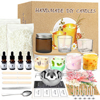 Kit de fabrication de bougies artisanales DIY, bougies parfumées à la cire de soja, kit d'outils pour la fabrication de bougies maison, marque Liyuan, pour les enfants de 5 ans et plus