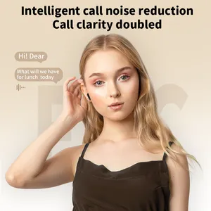 Dubbele Microfoon Ruisonderdrukking Lcd Touch Screen Bluetooth Oortelefoon Muziek Mini Draadloze Tws Oordopjes Hoge Kwaliteit Audio Headsets