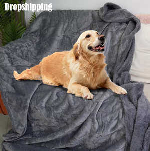 Manta impermeable para mascotas, manta para perros a prueba de orina líquida para sofá cama, colchoneta para dormir de felpa personalizada para mascotas - Product Image 1