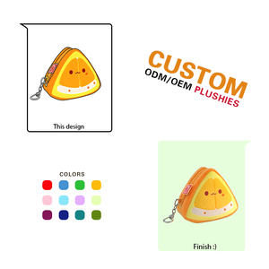 Peluche de rangement Kawaii en peluche personnalisée fabricants Chinses porte-monnaie en peluche porte-clés jouet porte-monnaie en peluche - Product Image 1