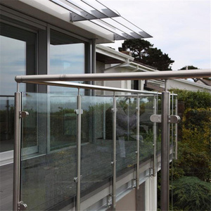 HotSaleRoof Edge Protection contre les chutes Garde-corps de sécurité Rail de toit les garde-corps les moins chers pour balcon extérieur Balcon Garde-corps en verre avant - Product Image 5