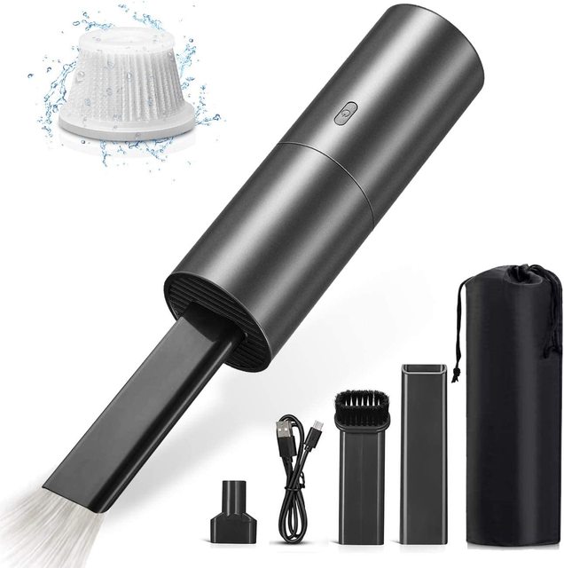 High Power Strong Suction USB Rechargeable Household Cordless Wireless Handheld Vacuum Cleaner for Car Wet and Dry